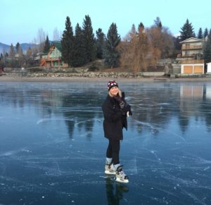 Skating on Lake Windermere is one of 10 reason to live in the Invermere area