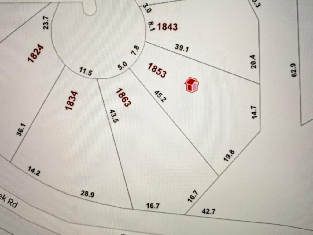 Pineridge lot dimensions- DK rice