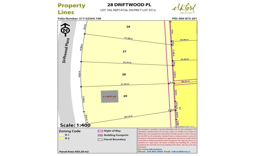 28 DRIFTWOOD PLACE, Elkford, British Columbia V0B1H0, ,Vacant Land,For Sale,DRIFTWOOD PLACE,2473905