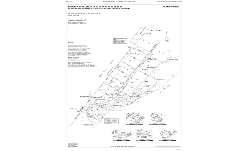 Lot 46 HOSMER WEST ROAD, Hosmer, British Columbia V0B1M5, ,Vacant Land,For Sale,HOSMER WEST ROAD,2474010