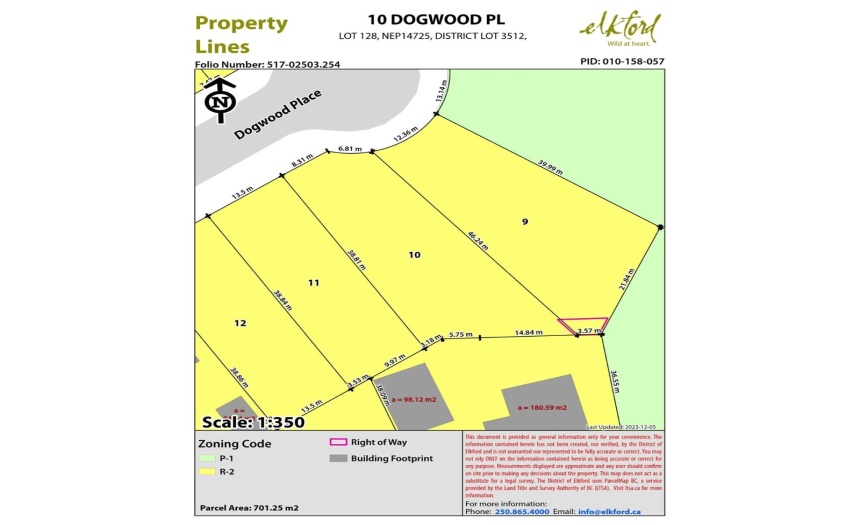 10 DOGWOOD PLACE, Elkford, British Columbia V0B1H0, ,Vacant Land,For Sale,DOGWOOD PLACE,2474236