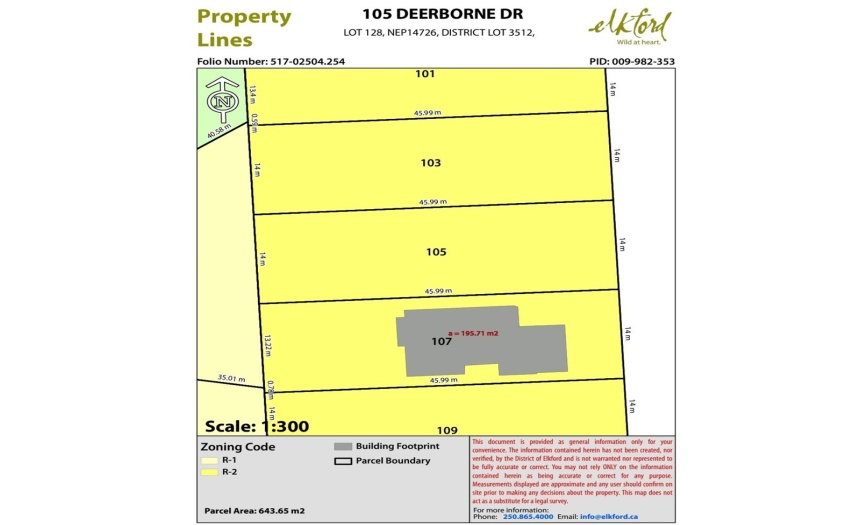 105 DEERBORNE DRIVE, Elkford, British Columbia V0B1H0, ,Vacant Land,For Sale,DEERBORNE DRIVE,2463673